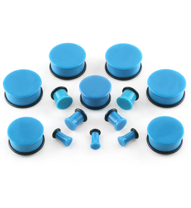 Blue Single Flare Plugs - Image 2