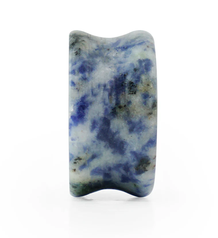 Blue Spot Jasper Stone Plugs - Image 10