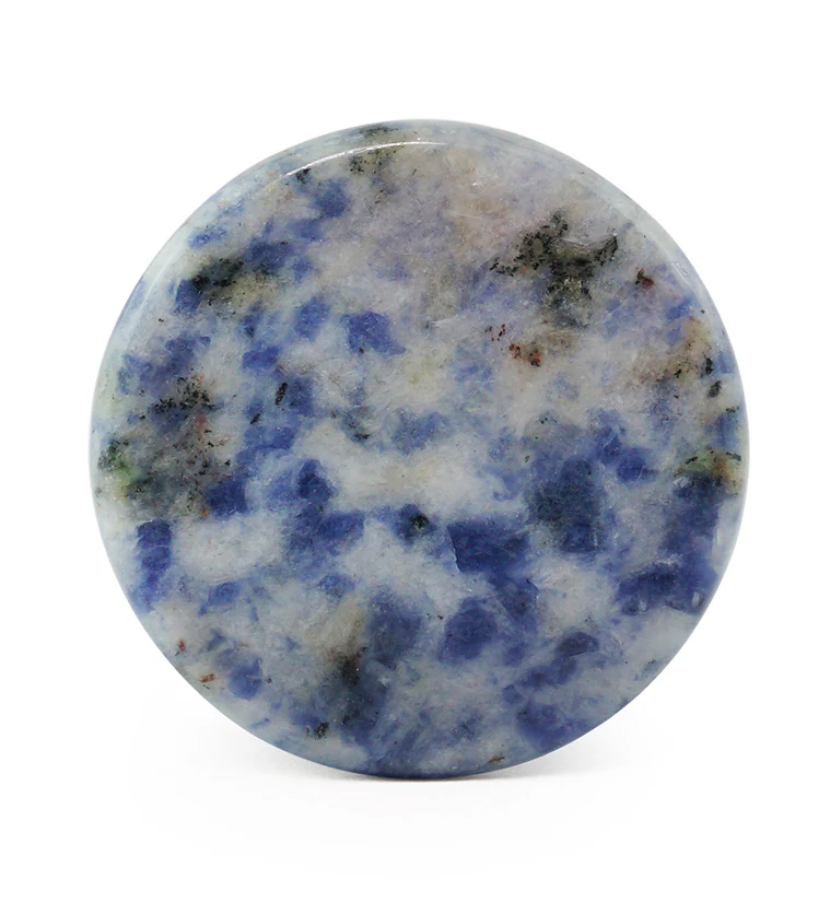 Blue Spot Jasper Stone Plugs - Image 8
