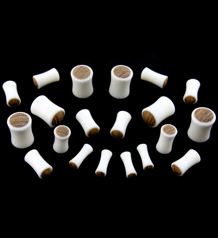 Bone Plugs with Teak Wood Inlay - Image 2