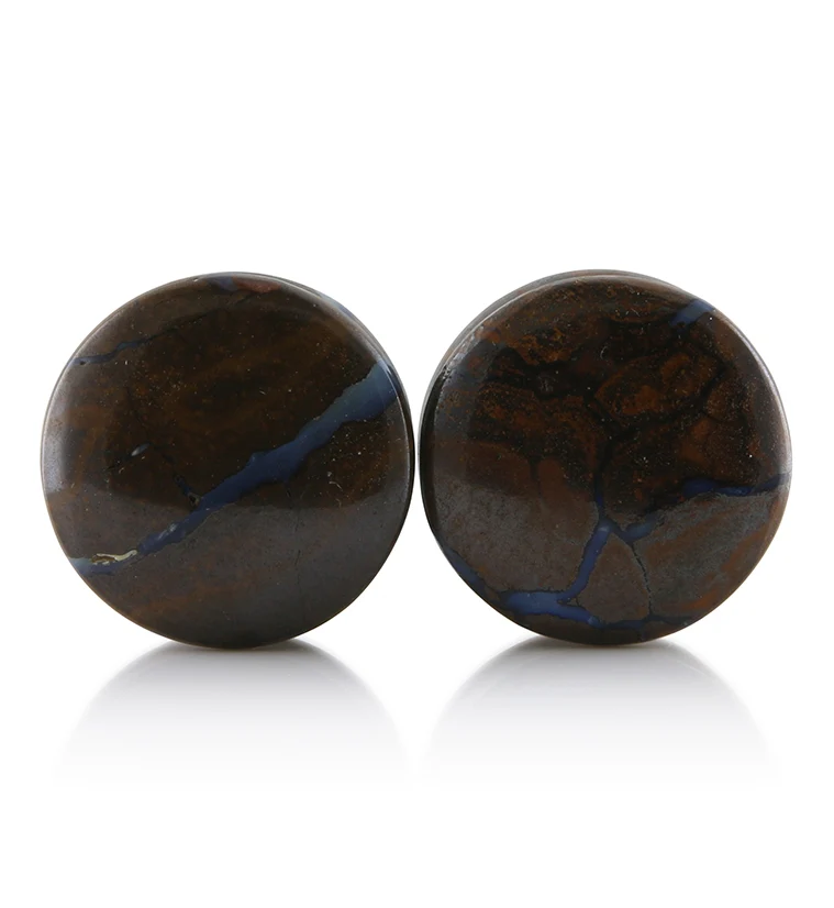 Boulder Opal Plugs 3-4" (19mm) Version 3