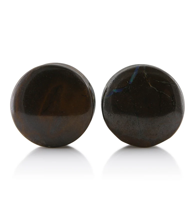 Boulder Opal Plugs 3-4" (19mm) Version 7
