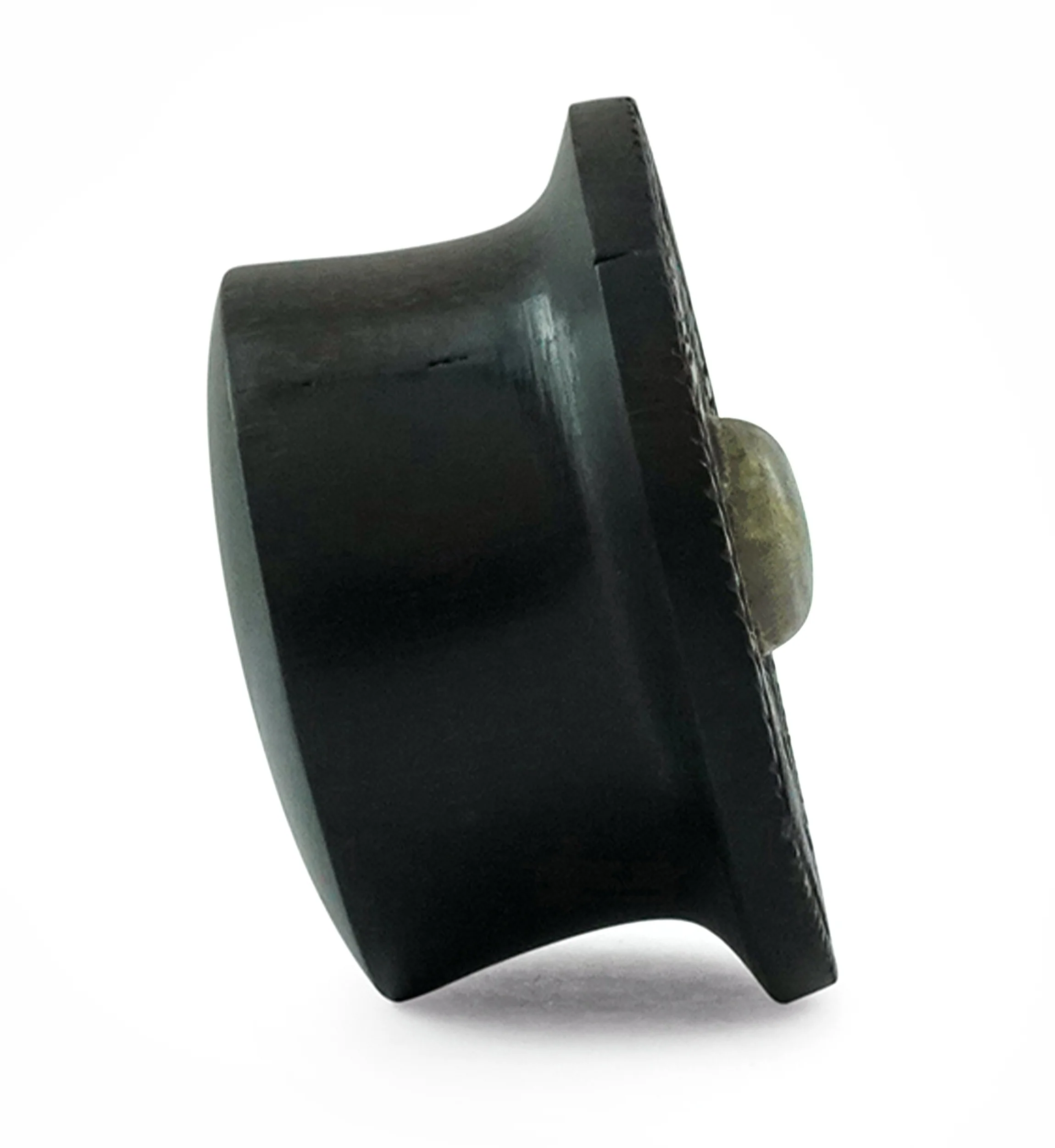 Boundary Geo Labradorite Stone Inlay Areng Wood Mayan Flare Plugs - Image 4