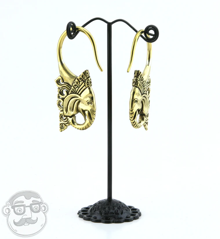 Brass Elephant Ear Weights - Image 3