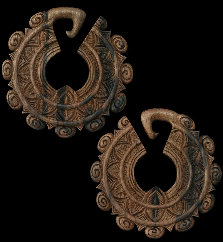 Bullion Areng Wooden Ear Weights