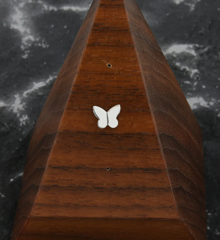 Butterfly Wings Titanium Threadless Top - Image 2