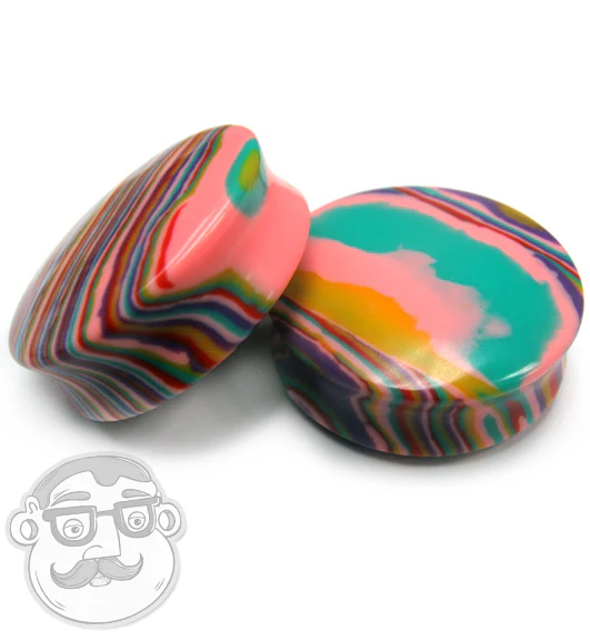 Candy Stripe Stone Plugs - Image 5