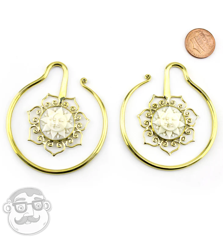 Sol Brass Ear Weights - Image 3