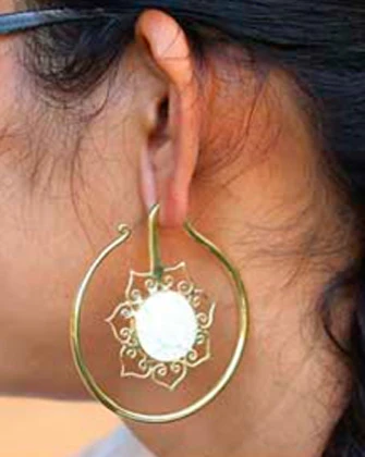 Sol Brass Ear Weights - Image 4