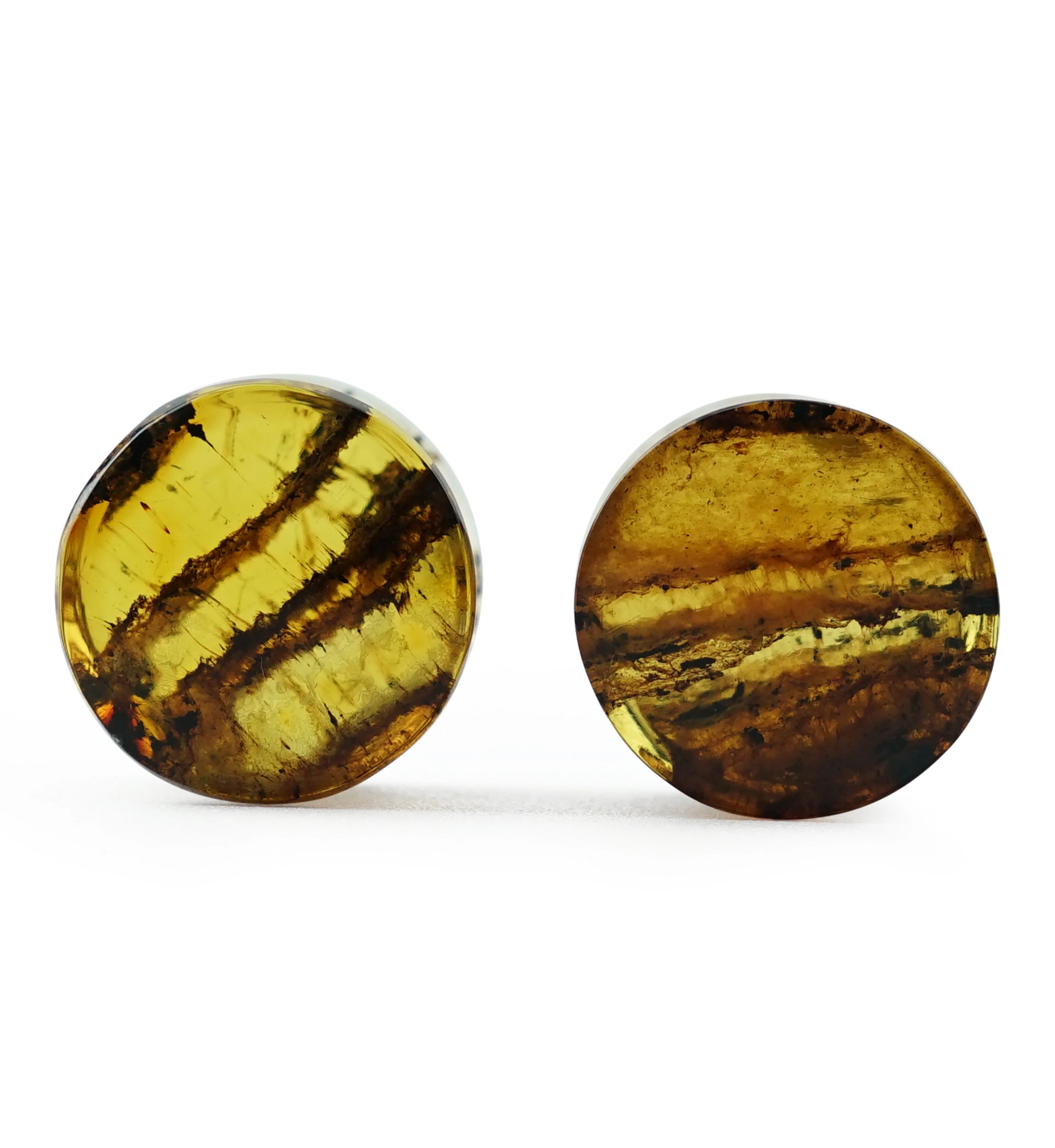 Chiapas Amber Plugs 00G (10mm) - Version 6 - Image 2