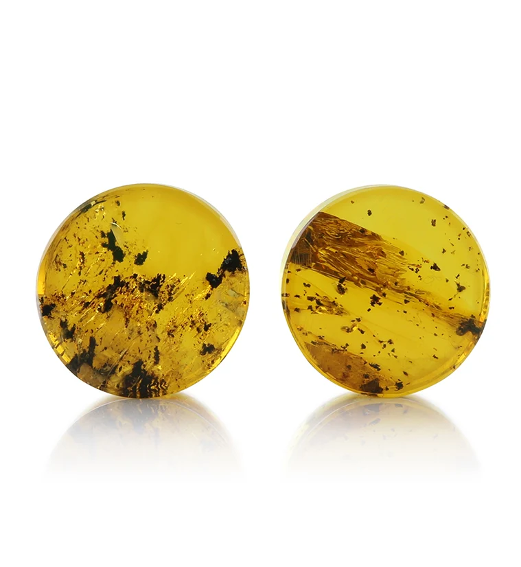 Chiapas Amber Plugs 5/8" (16mm) - Version 12