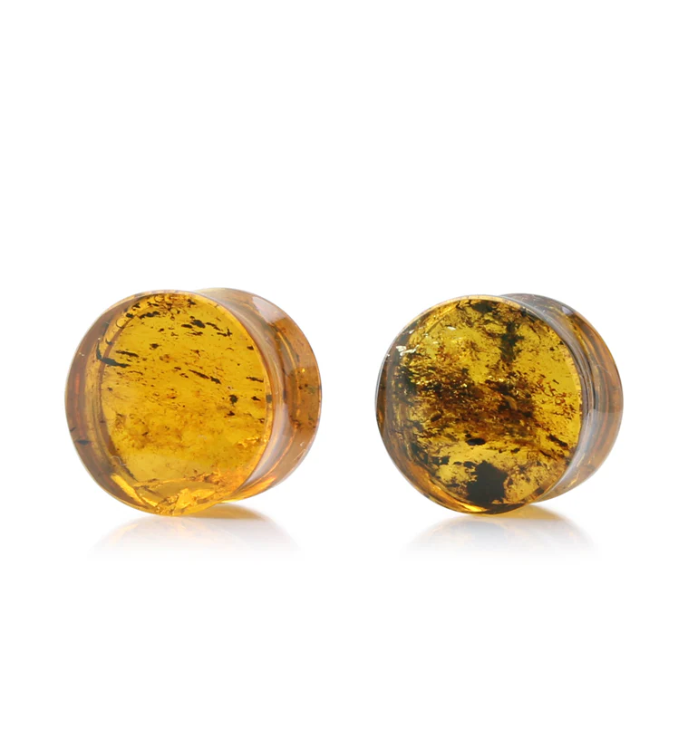 Chiapas Amber Plugs 5/8" (16mm) - Version 14 - Image 2