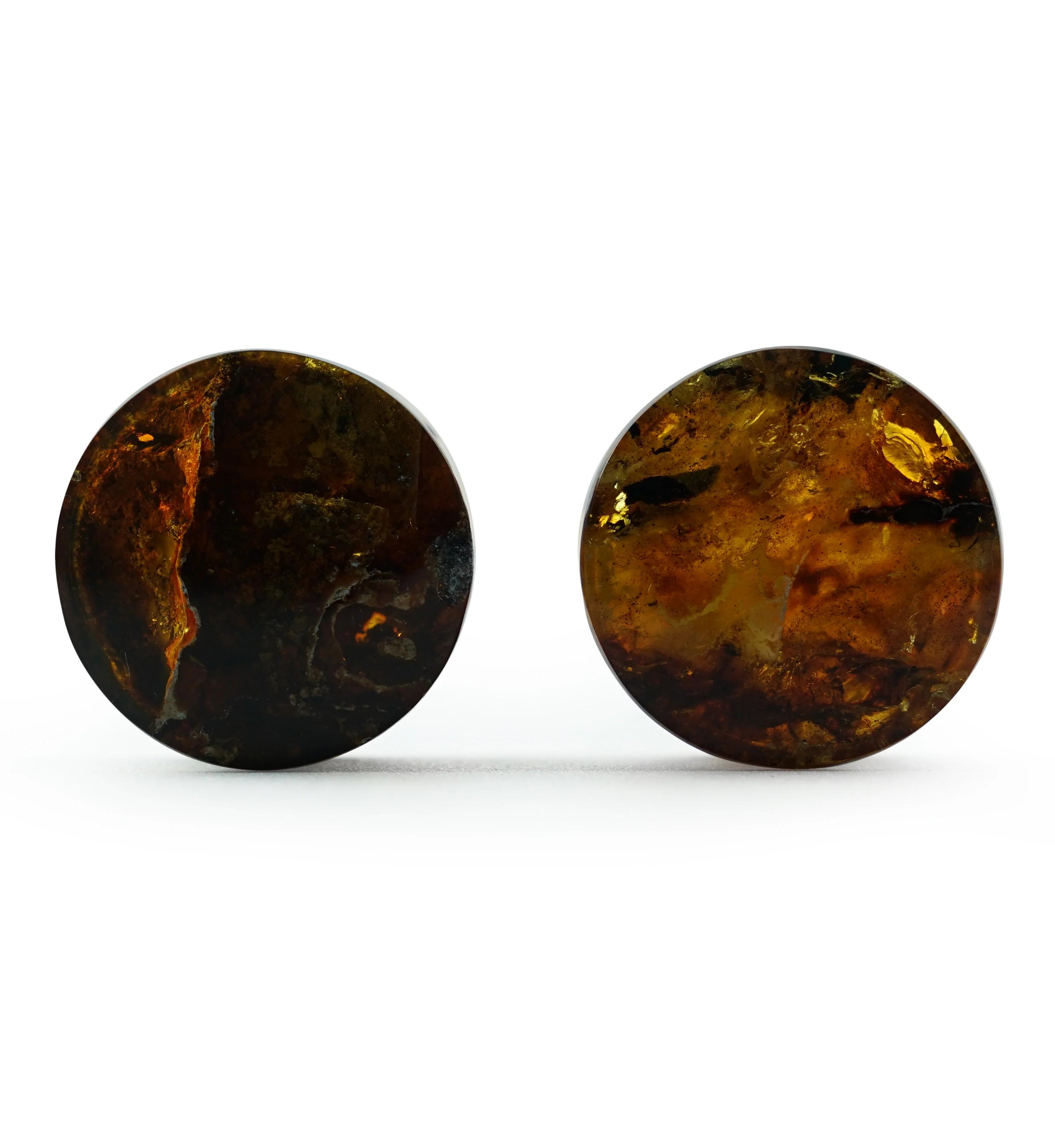 Chiapas Amber Plugs 9/16" (14mm) - Version 3 - Image 2