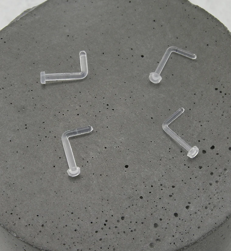 Clear Disk L Bend Nose Retainer - Image 3