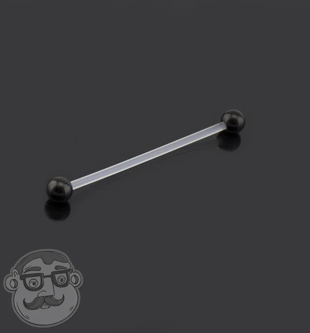 Clear Flexible Industrial Barbell Retainer