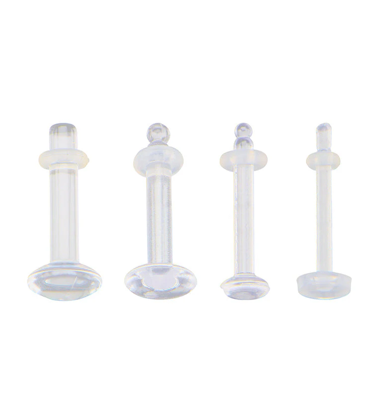 Clear Labret - Flatback Retainer