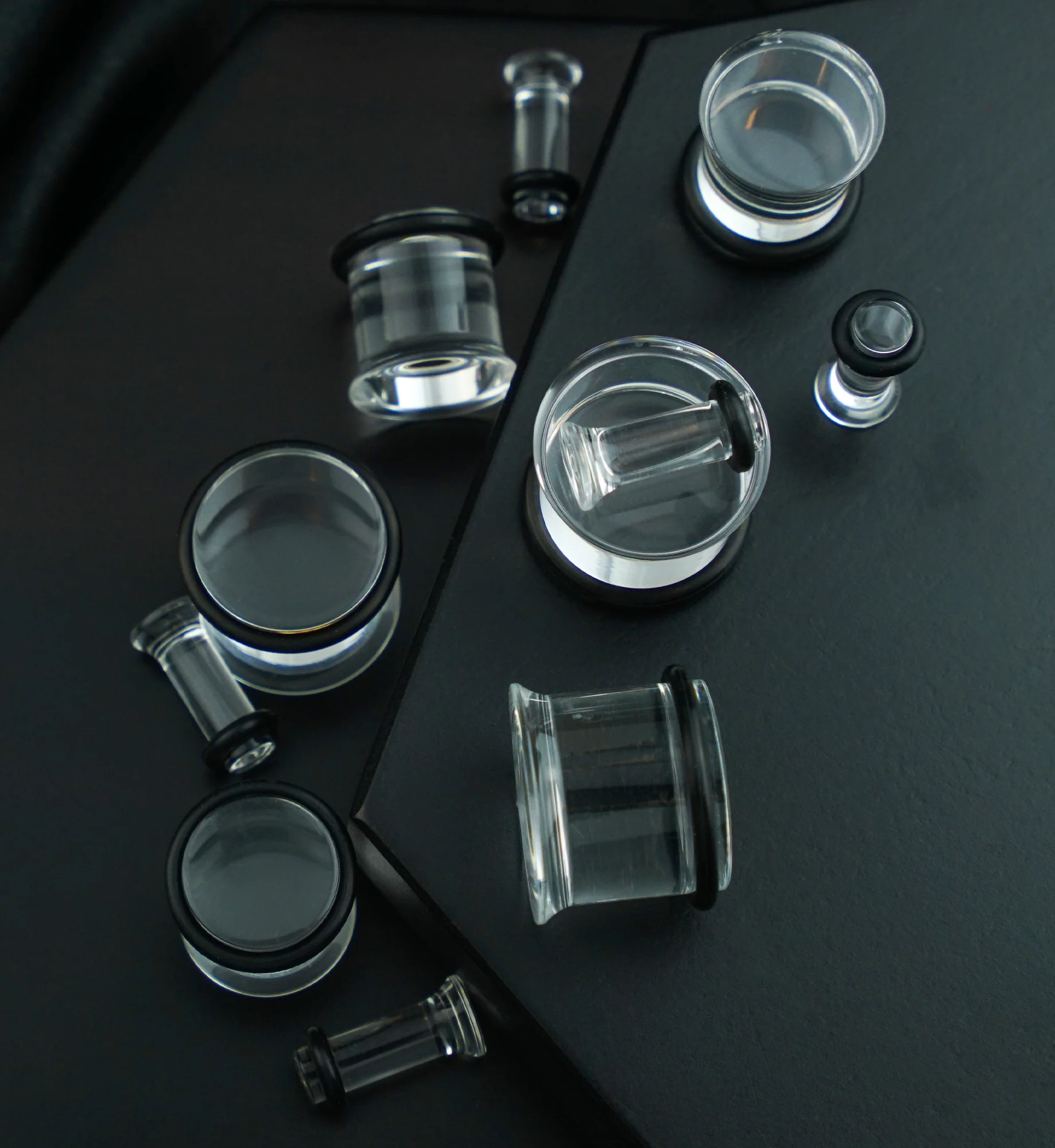 Clear Single Flare Plugs - Image 2