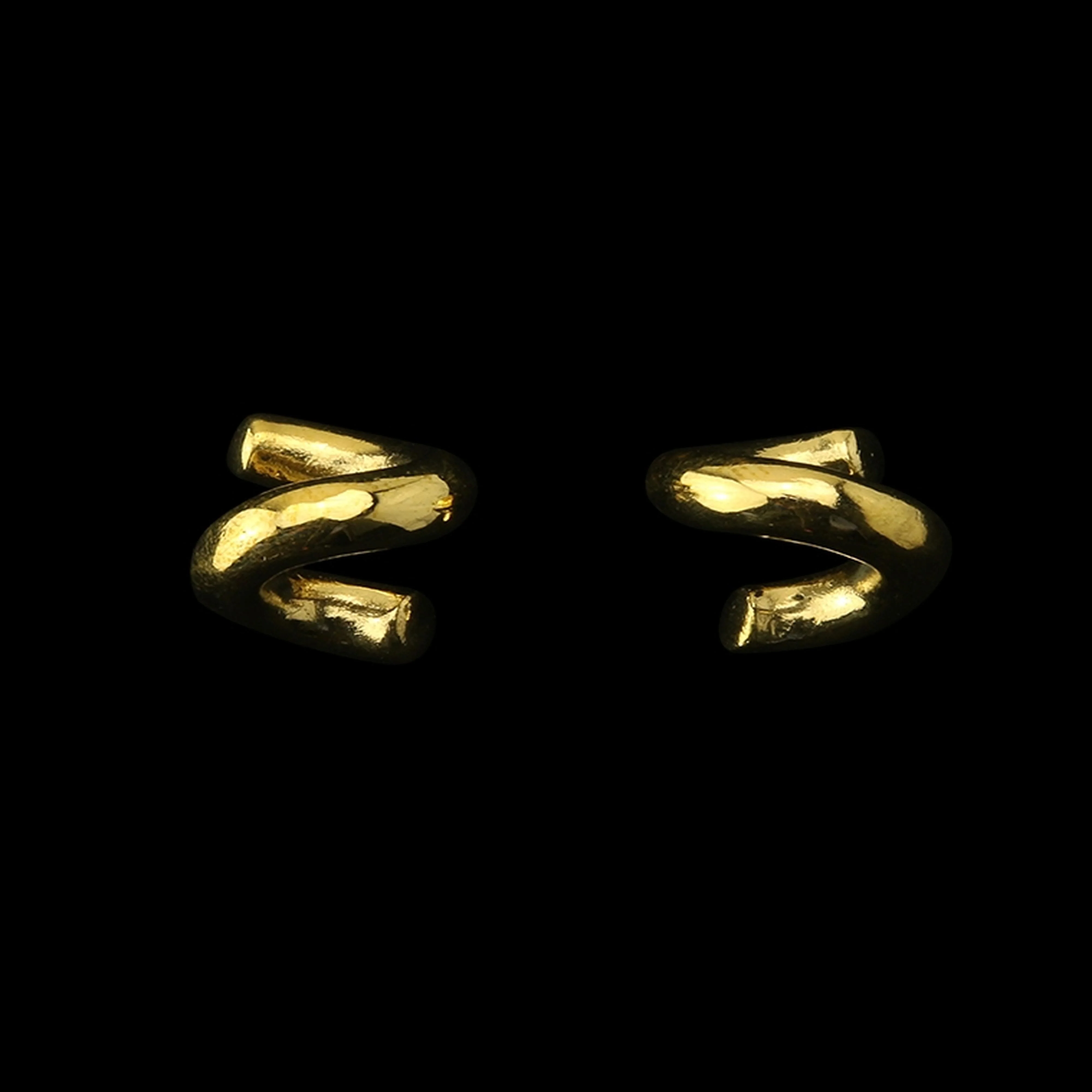 Mini Coiled Brass Ear Weights - Image 3
