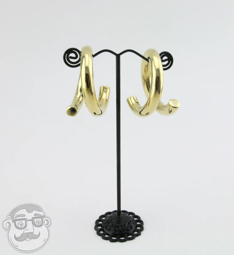 Coil Brass Ear Weights - Image 3