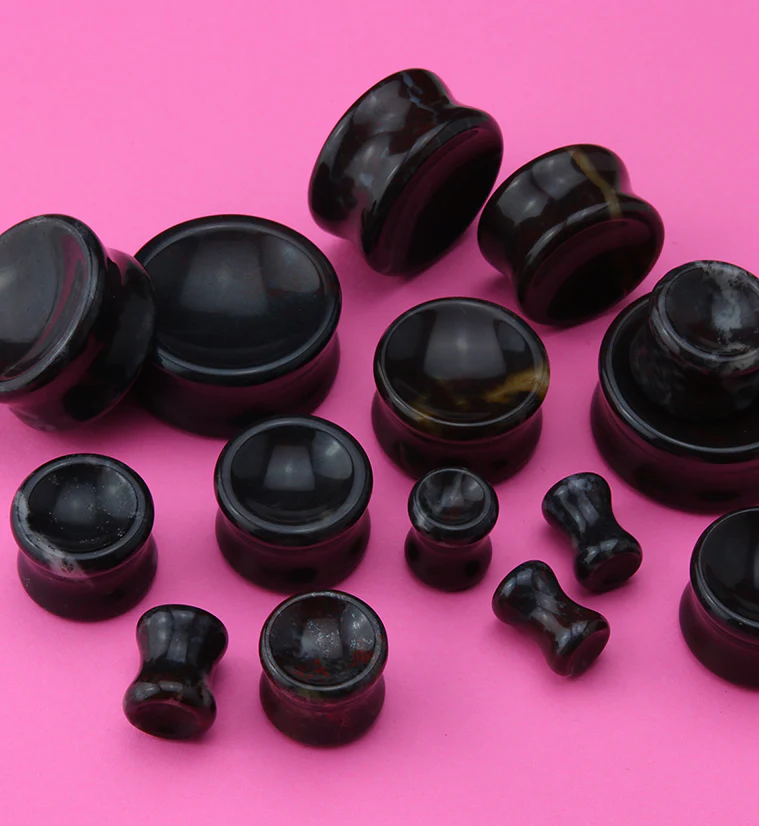 Concave Bloodstone Plugs - Image 3