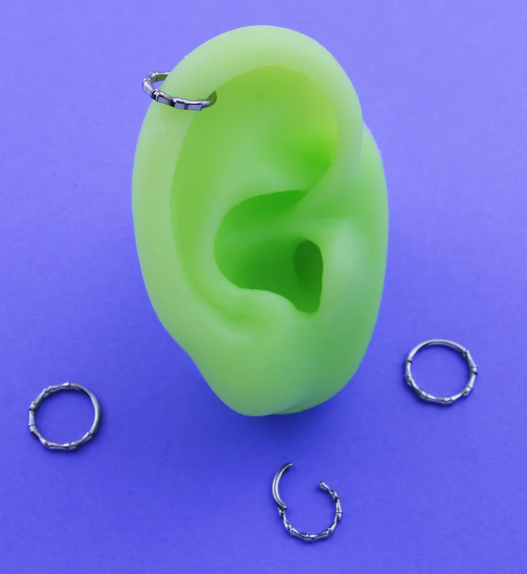 Copula Titanium Hinged Segment Ring - Image 2