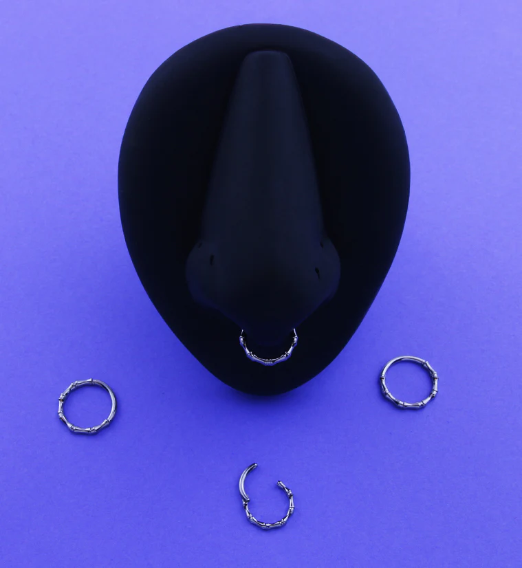 Copula Titanium Hinged Segment Ring - Image 4