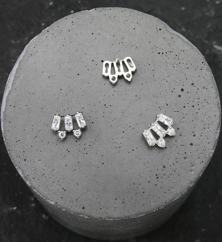 Coronet CZ Internally Threaded Titanium Top - Image 2