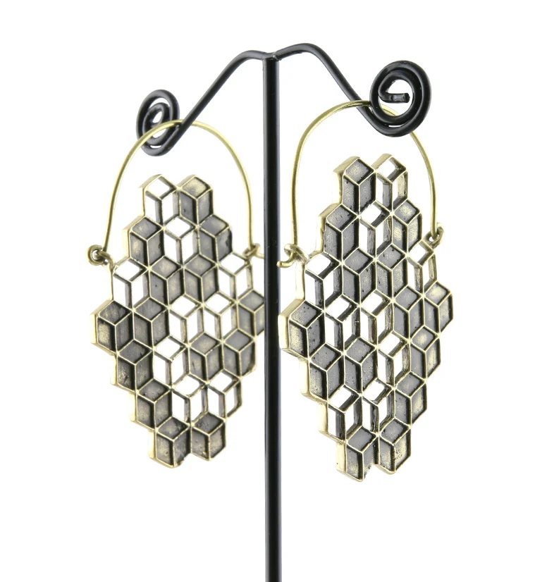 Cube Earrings - Hangers - Image 2