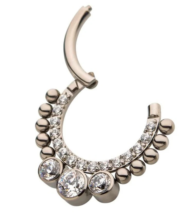 Daedal Titanium Hinged Segment Ring - Image 2