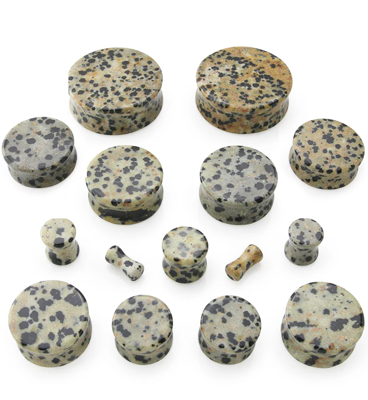 Dalmatian Jasper Stone Plugs - Image 5