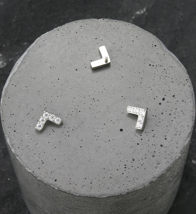 Dart CZ Internally Threaded Titanium Top - Image 2