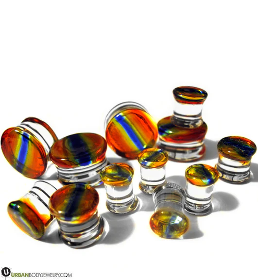Dichroic Colorful Glass Plugs - Image 3