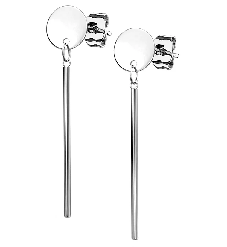 Disk Hanging Earrings