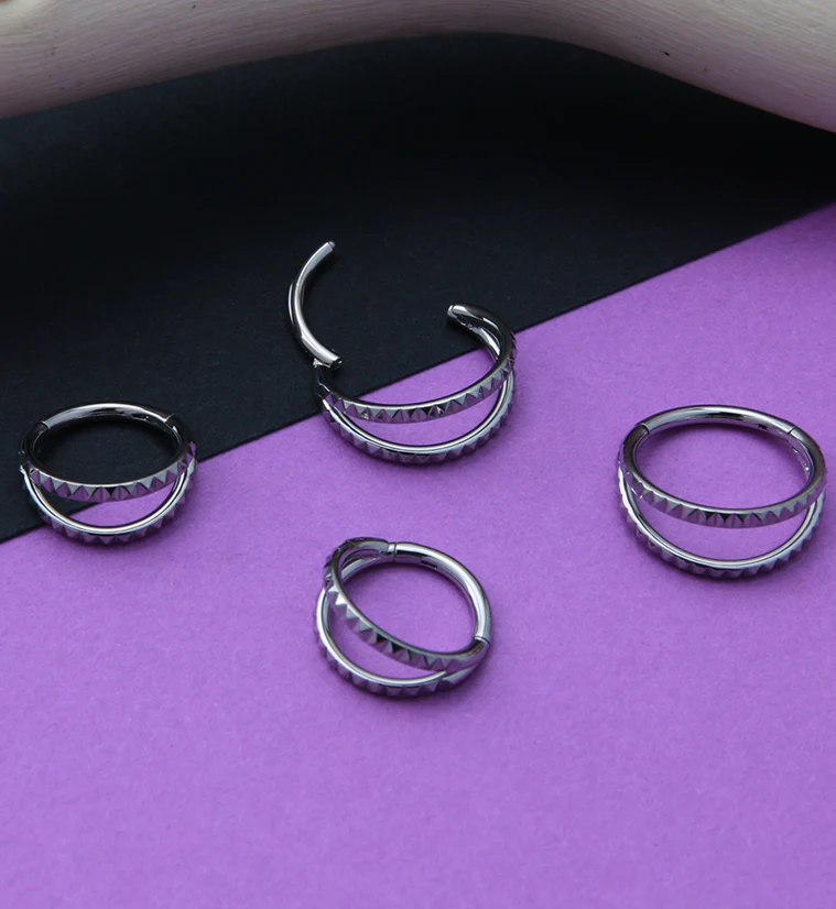 Double Polyhedra Edge Hinged Segment Ring - Image 2