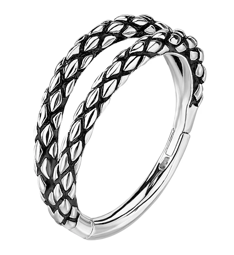 Double Scales Hinged Segment Ring