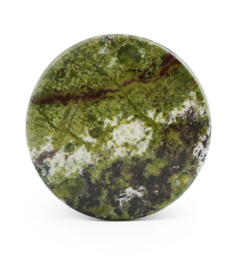 Dragons Blood Jasper Stone Plugs - Image 5