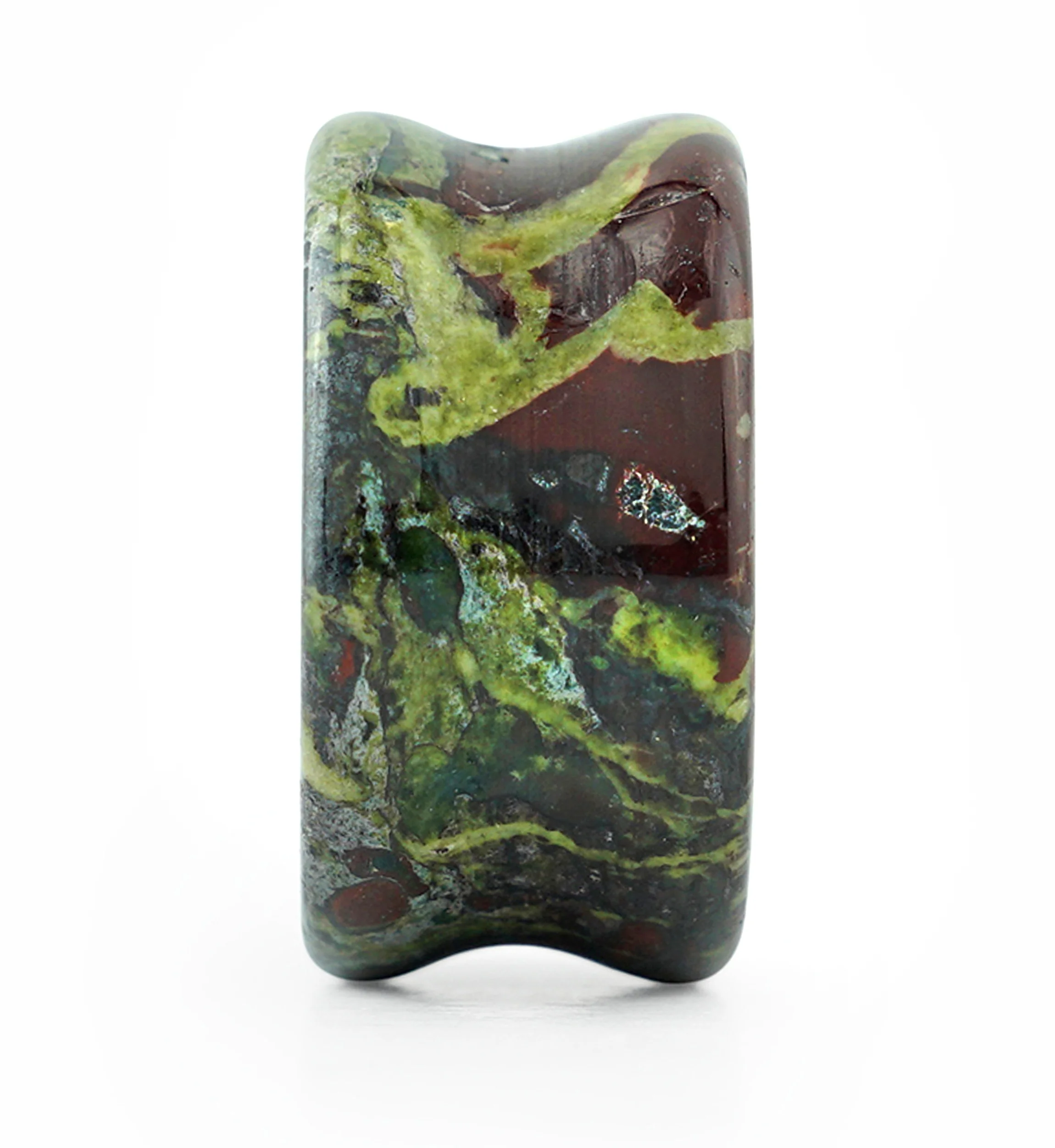 Dragons Blood Jasper Stone Plugs - Image 8