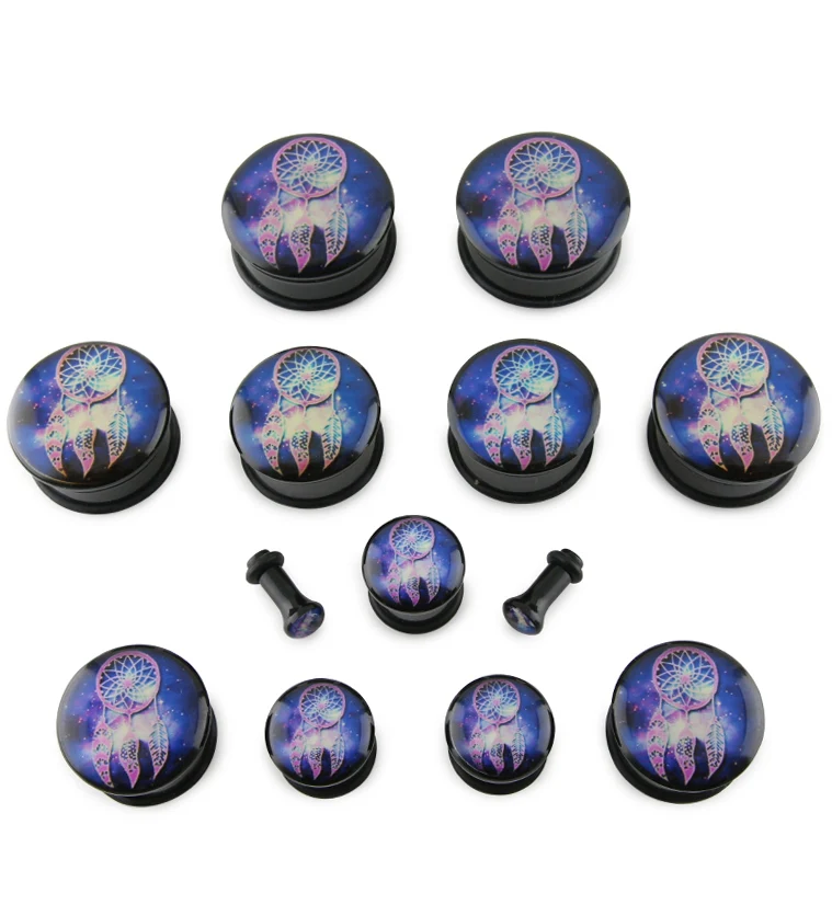 Dreamcatcher Galaxy Plugs - Single Flare