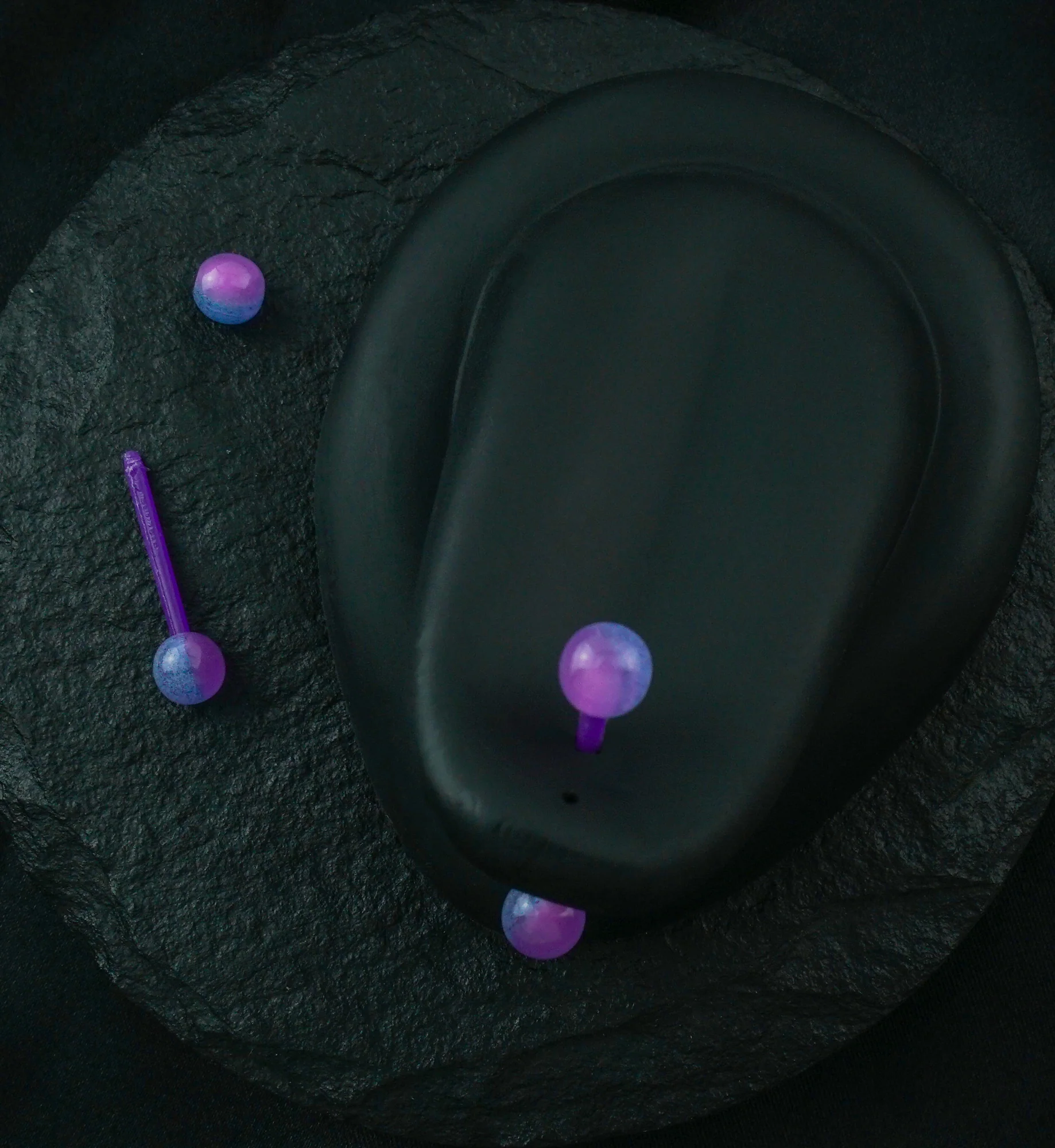 Dual Glow In The Dark Barbell - Image 2