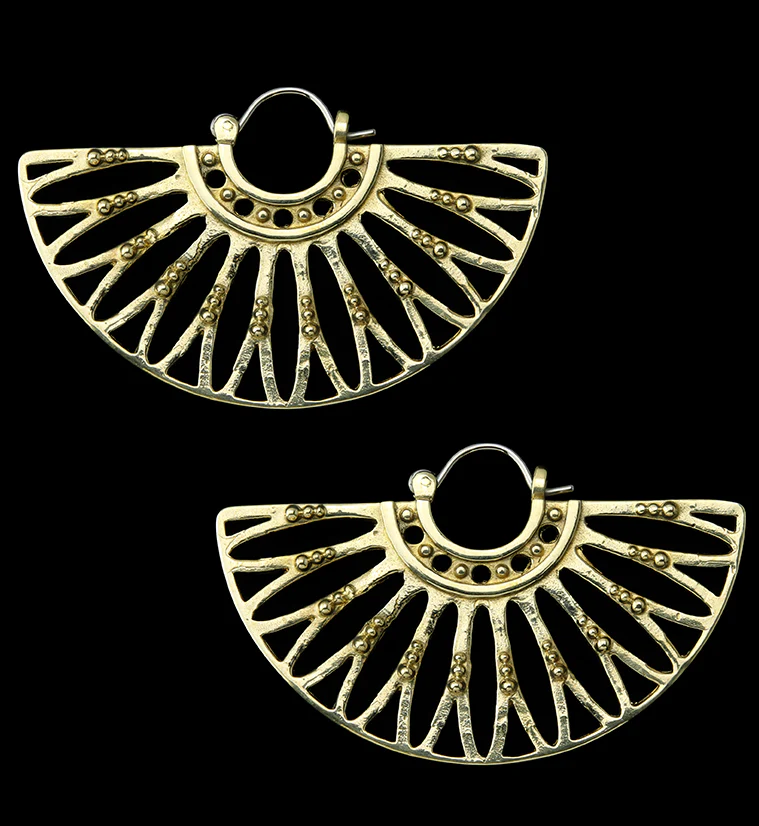 Egress Brass Titanium Hangers / Earrings