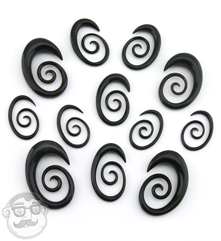 Elliptic Black Horn Spirals - Image 3