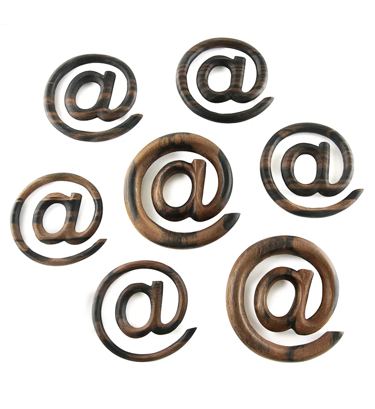 Email Wooden Hoop Hangers - Image 3