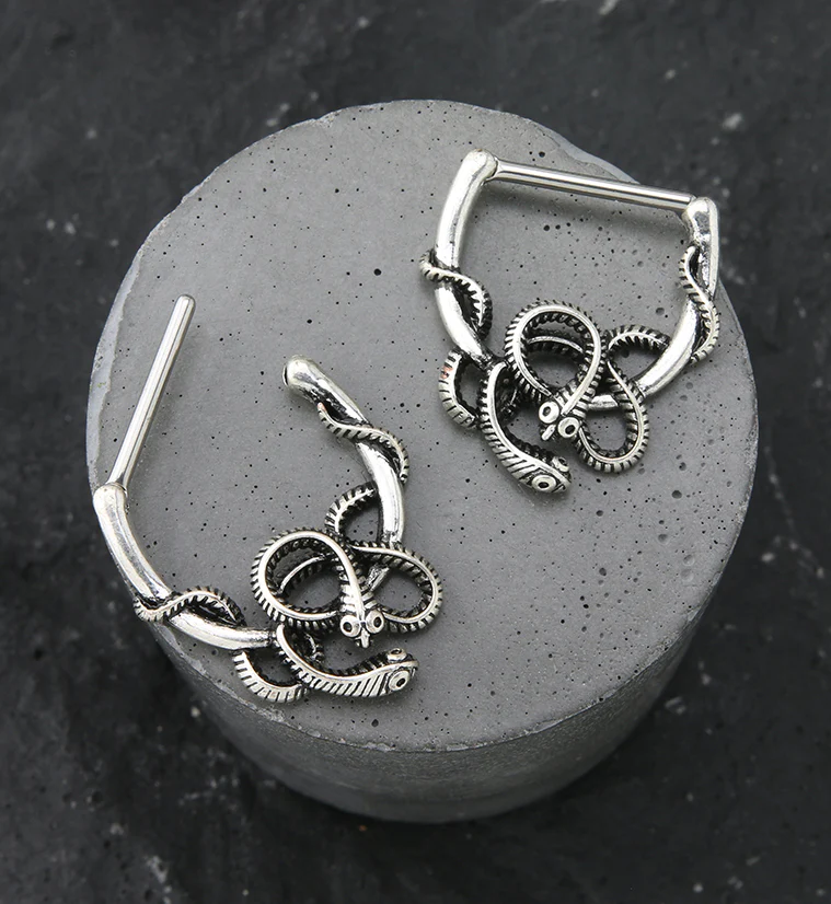 Entwined Snake Nipple Clicker - Image 2