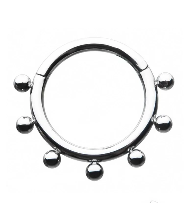 Extrinsic Titanium Hinged Segment Ring