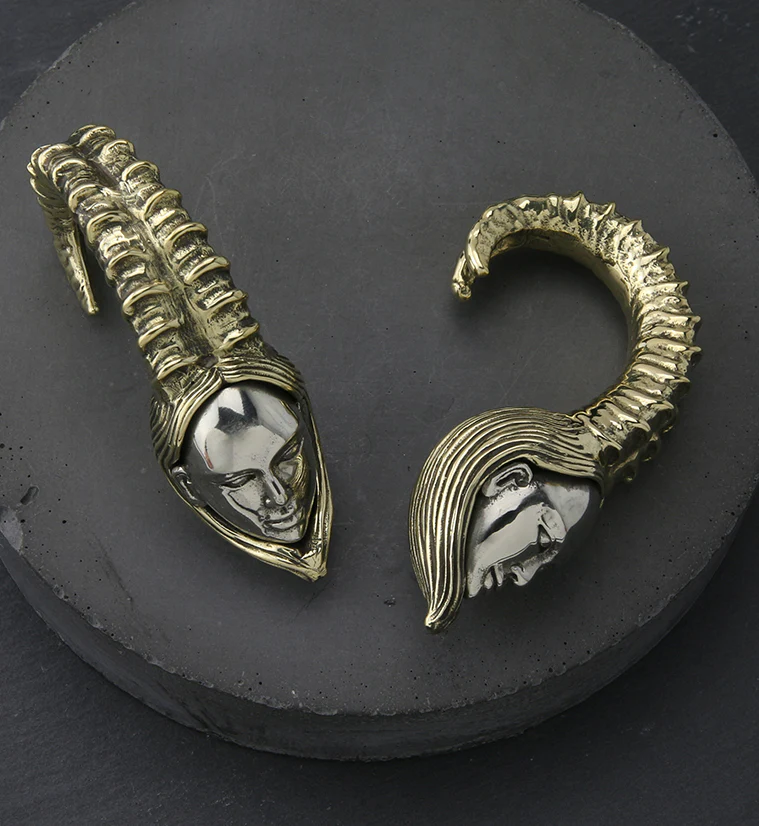 Siren Brass Ear Weights - Image 2