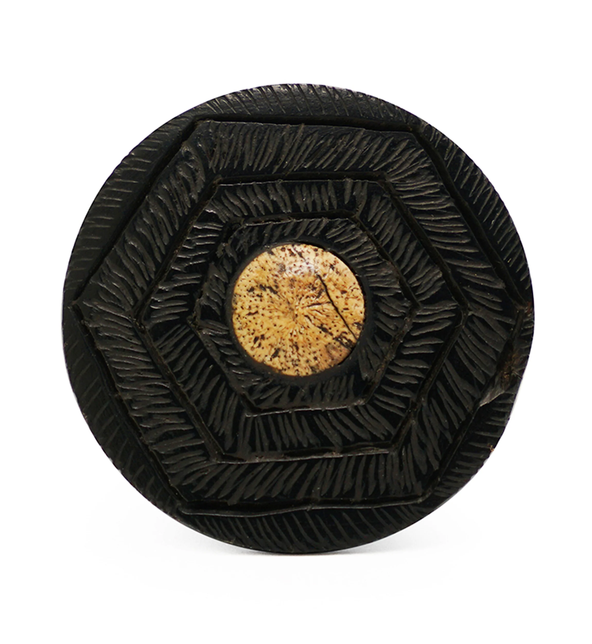 Boundary Geo Areng Wood With Tamarind Wood Inlay Mayan Flare Plugs - Image 4