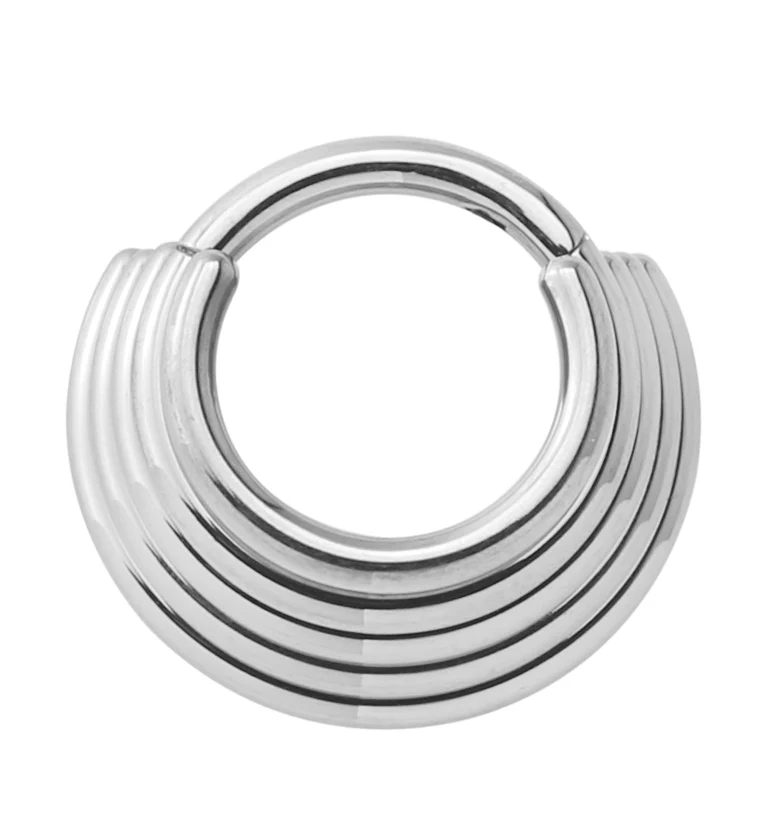 Five Layered Titanium Hinged Segment Ring