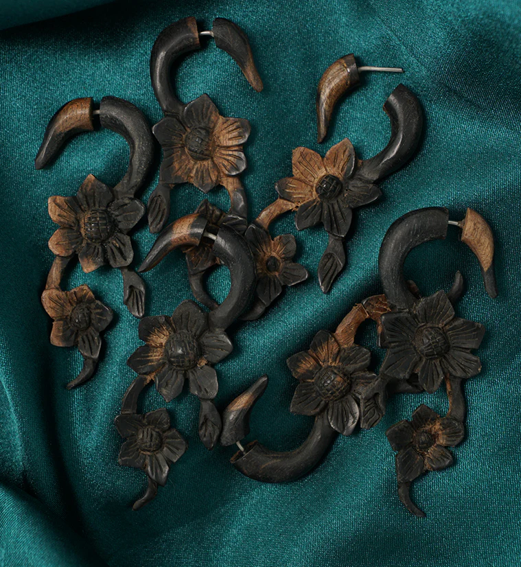 Flower Patch Areng Wood Hangers - Image 4