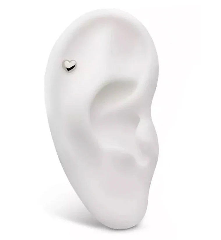 Full Heart Titanium Internally Threaded Top - Image 3