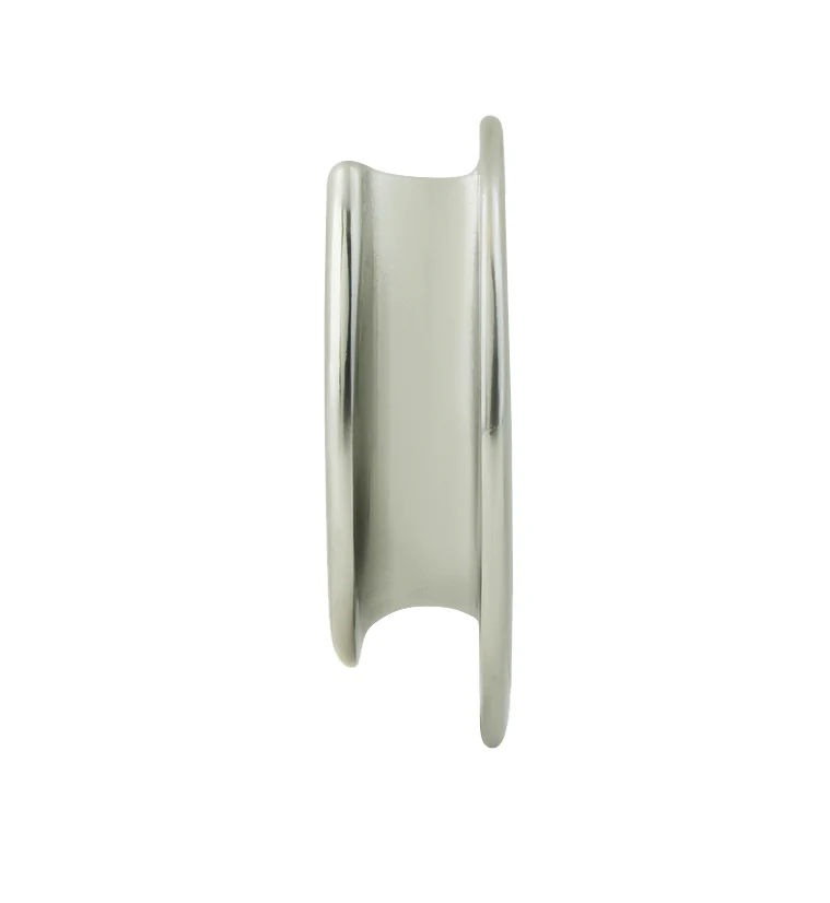 Geo Pave Clear CZ Stainless Steel Saddles - Image 4